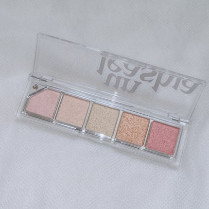 Mood Shower Face Palette/unleashia/パウダーハイライトを使ったクチコミ(5枚目)