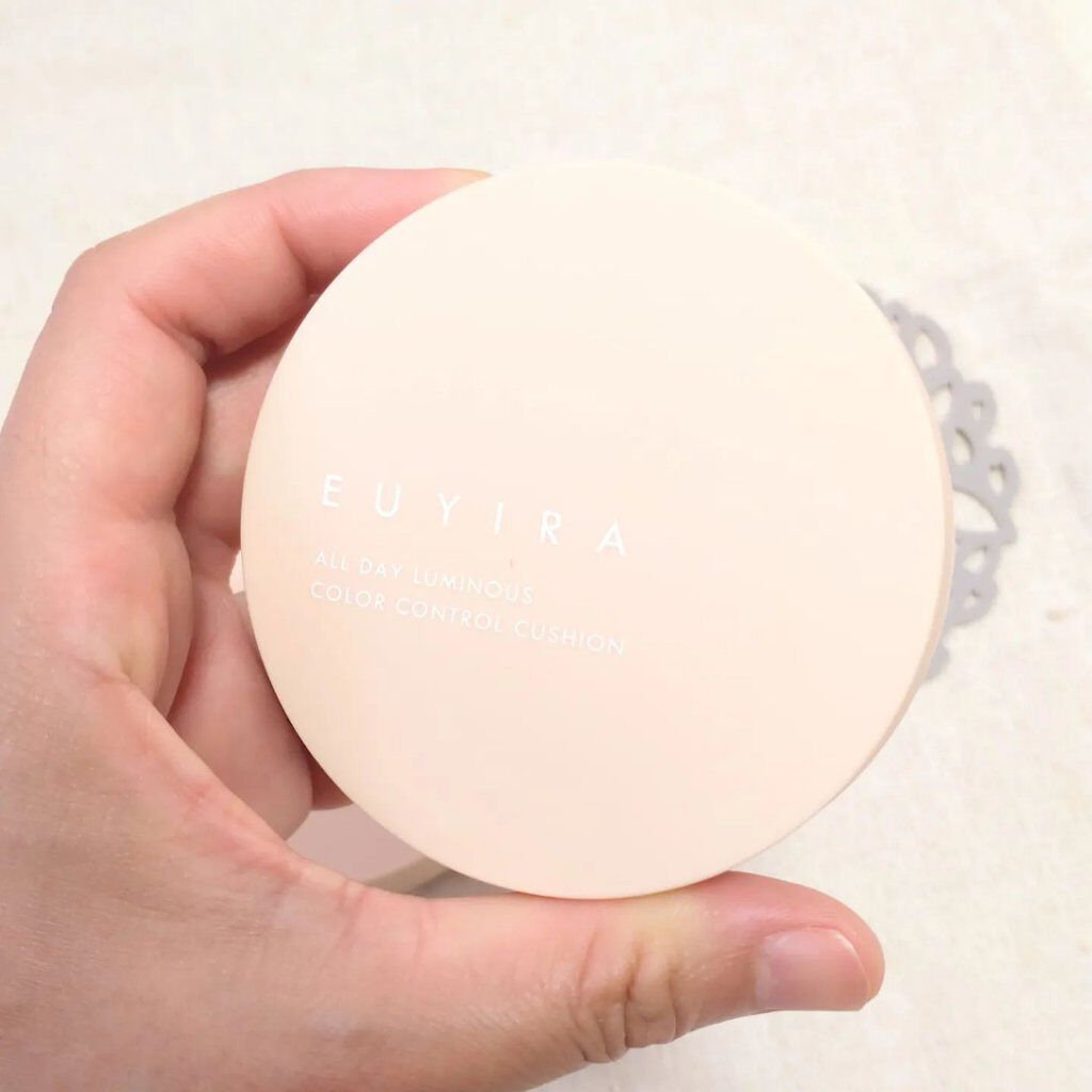 オールデイ ルミナス カラーコントロール クッション/EUYIRA/クッションファンデーションを使ったクチコミ（3枚目）
