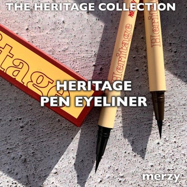 MERZY THE HERITAGE PEN EYELINERのクチコミ「◾️𝗺𝗲𝗿𝘇𝘆
 𝗛𝗘𝗥𝗜𝗧𝗔𝗚𝗘 𝗣𝗘𝗡 𝗘𝗬𝗘𝗟𝗜𝗡𝗘𝗥 
全2色
───────────.....」（1枚目）