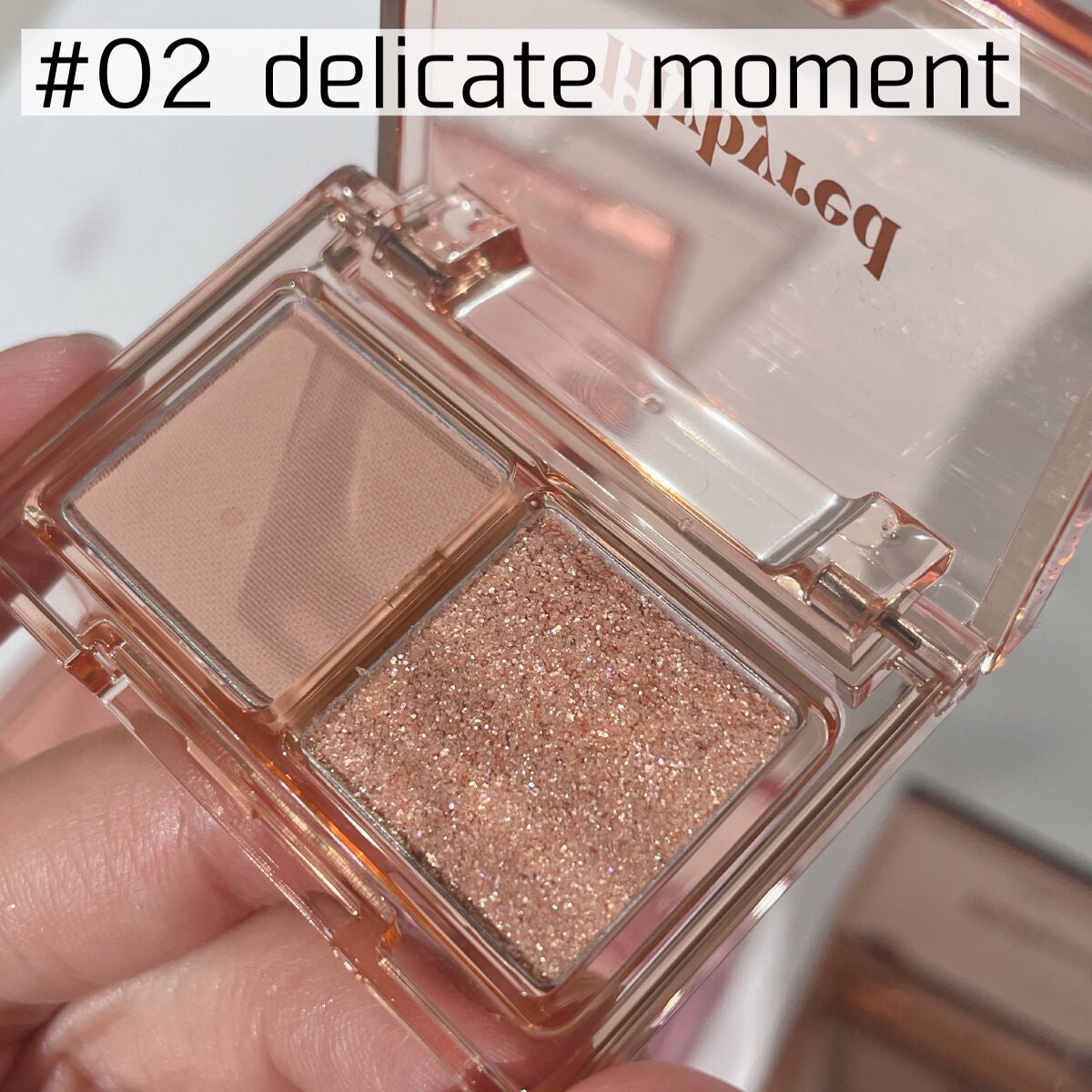 Little Bitty Moment Shadow/lilybyred/アイシャドウパレットを使ったクチコミ(3枚目)