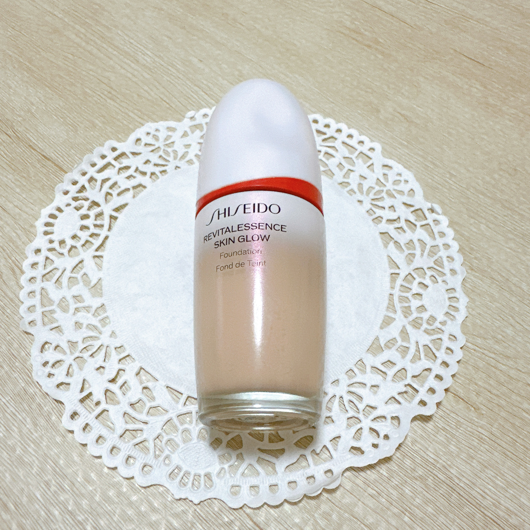 エッセンス スキングロウ ファンデーション 240 Quartz/SHISEIDO/リキッドファンデーションを使ったクチコミ（2枚目）