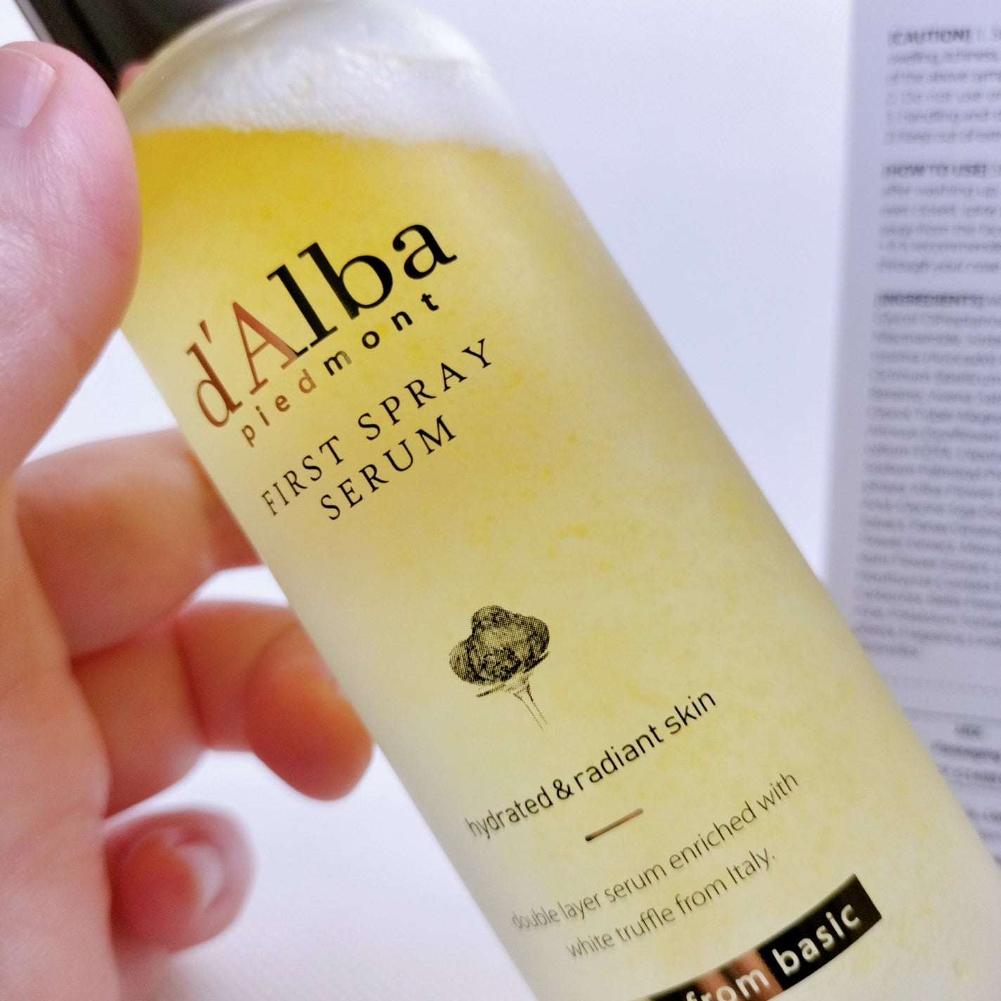 ダルバ ホワイトトリュフファーストスプレーセラム/ダルバ/ミスト状化粧水を使ったクチコミ(6枚目)