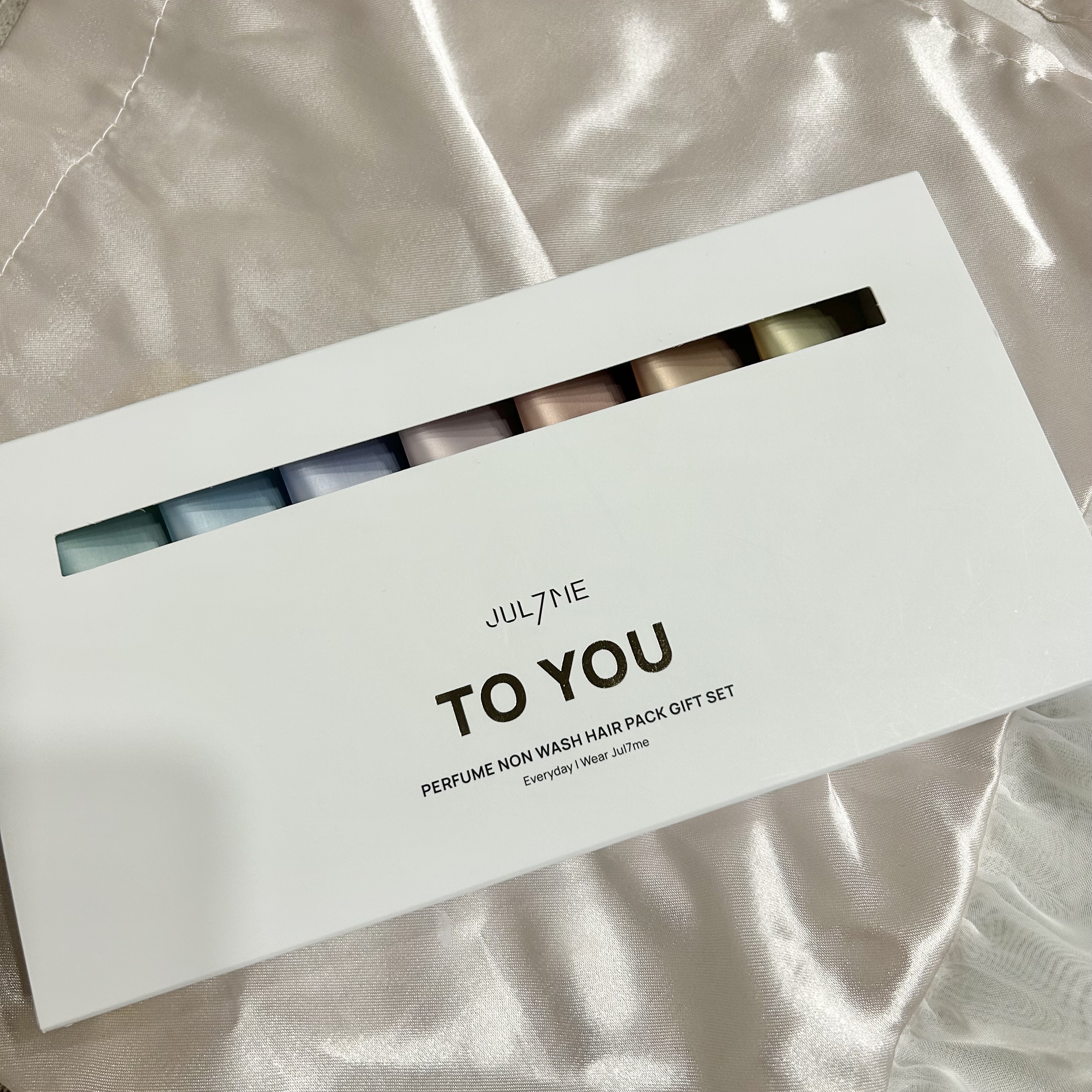 パフュームノンウォッシュヘアパック7点セット/JUL7ME/アウトバストリートメントを使ったクチコミ（2枚目）