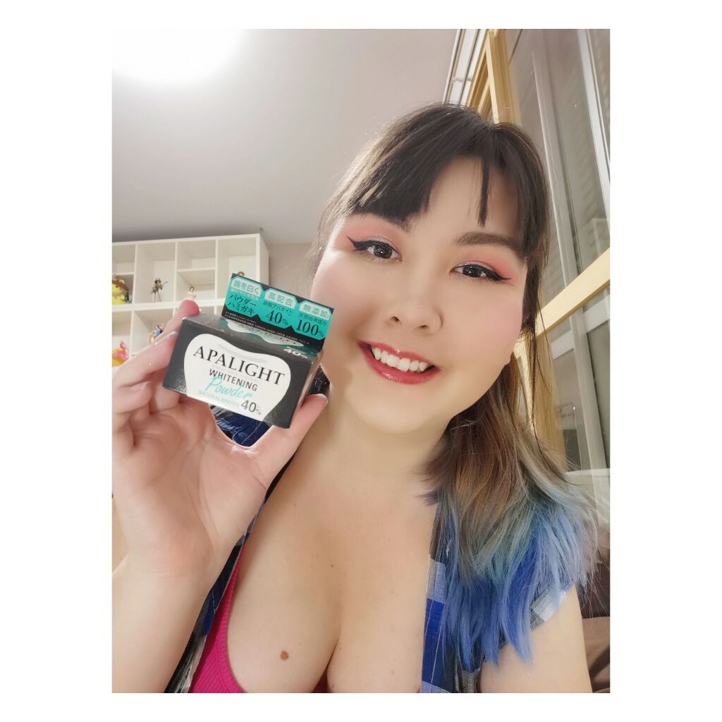 アパライト ホワイトニングパウダー/ブレーンコスモス/歯磨き粉を使ったクチコミ(4枚目)