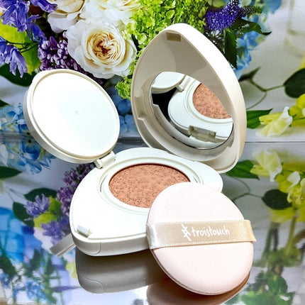 トワタッチ ハートクッション マットカバー/troistouch/クッションファンデーションを使ったクチコミ(1枚目)