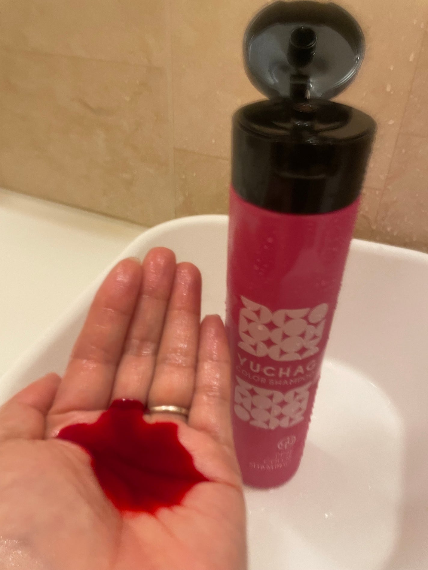 ユチャ カラーシャンプー/カラートリートメント/YUCHAG/市販シャンプーを使ったクチコミ(6枚目)