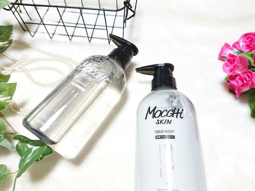 吸着シャンプーM(モイスト) & 吸着トリートメントM(モイスト)/MoccHi SKIN/市販シャンプーを使ったクチコミ(5枚目)