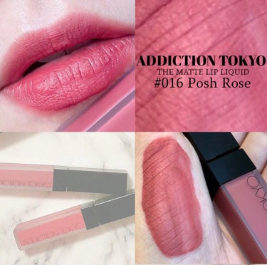 アディクション ザ マット リップ リキッド 016 Posh Rose/ADDICTION/口紅の画像