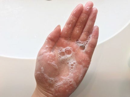 手作り洗顔石鹸 アンティアン クイーン オブ ソープ 「ラベンダーハニー」/アンティアン/洗顔石鹸を使ったクチコミ(3枚目)