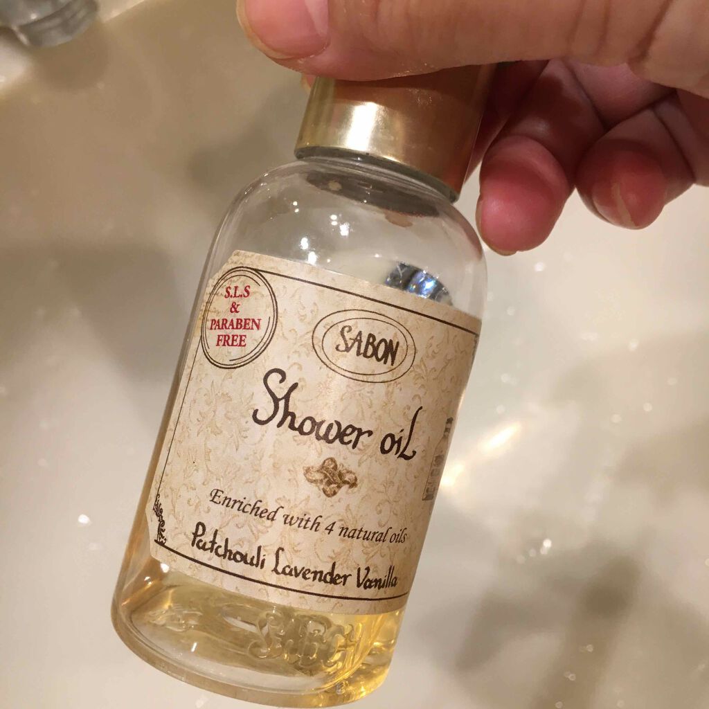 シャワーオイル パチュリ・ラベンダー・バニラ/SABON/ボディソープを使ったクチコミ(1枚目)