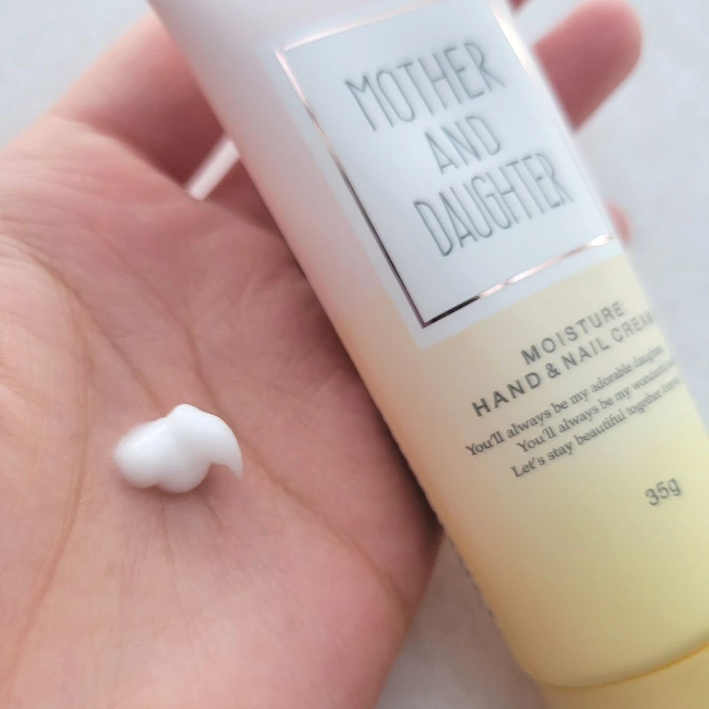 モイスチャーハンド&ネイルクリーム ピーチジャスミンの香り/Mother&Daughter/ネイルオイル・トリートメントを使ったクチコミ(3枚目)