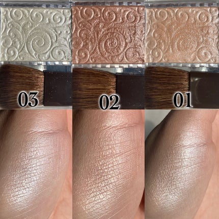 パールグロウハイライト/CEZANNE/パウダーハイライトを使ったクチコミ(3枚目)