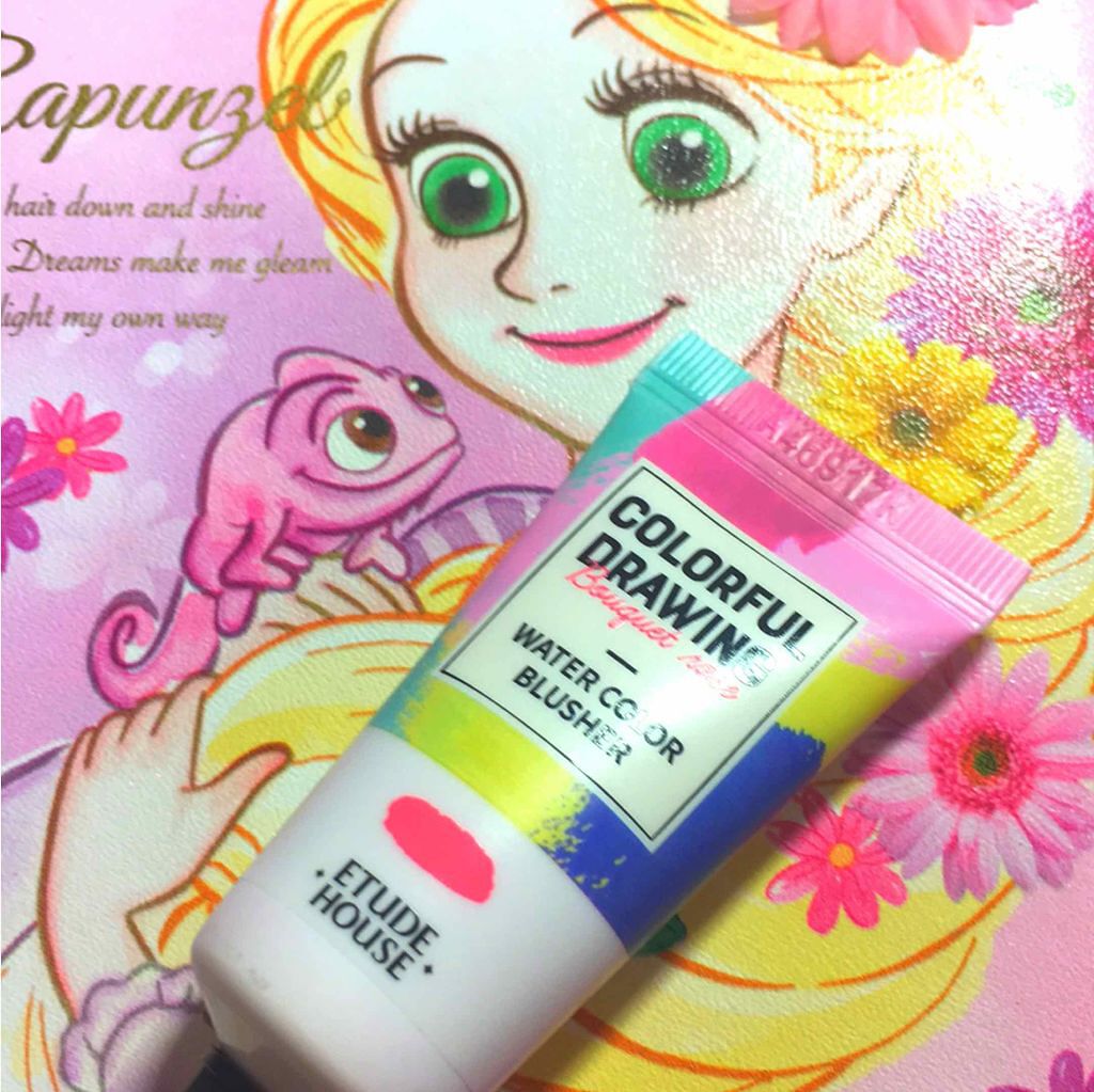 カラフルドローイング ウォーターカラーチーク/ETUDE/リキッドチークを使ったクチコミ（1枚目）