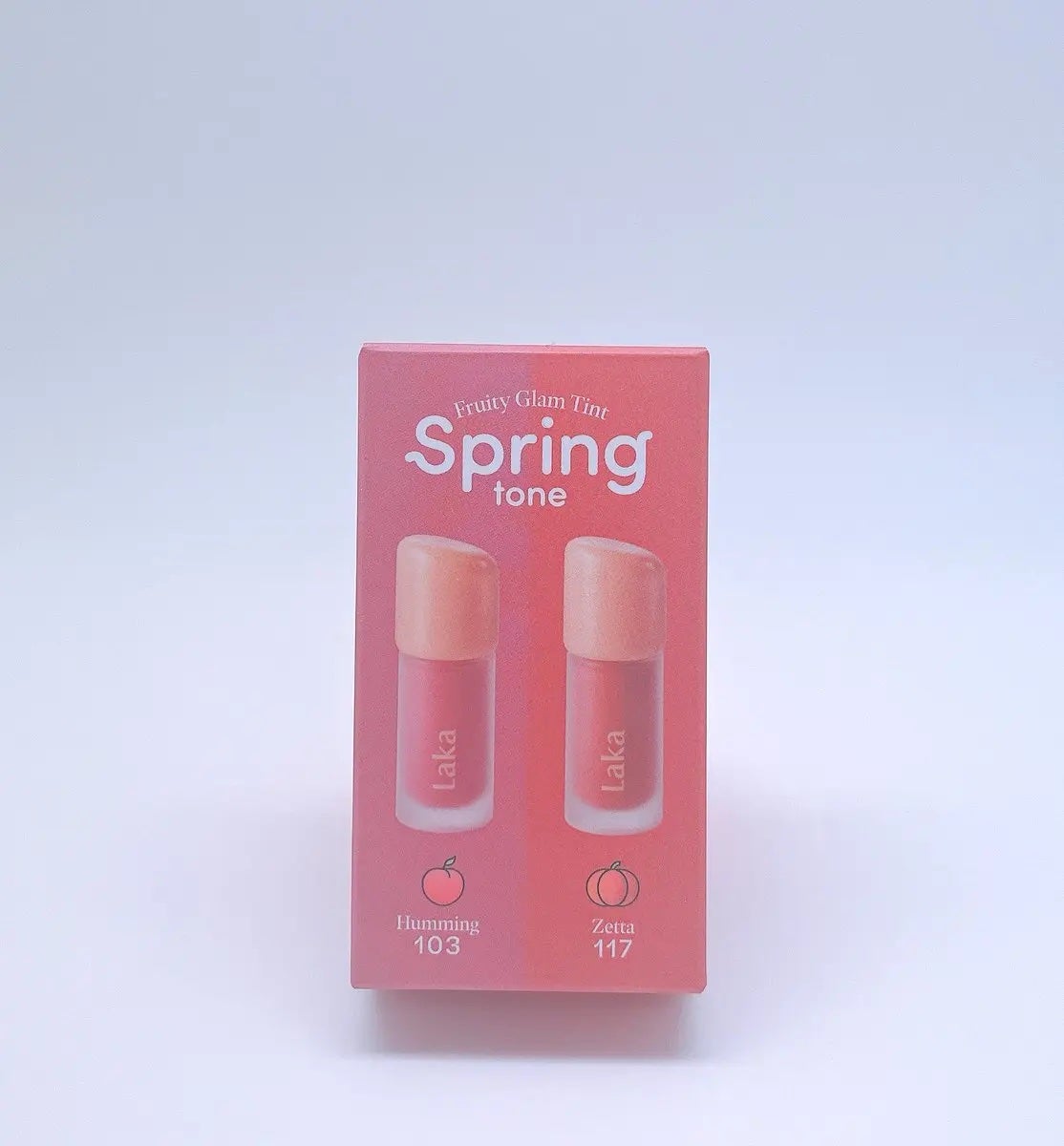 フルーティーグラムティント ミニデュオ/Laka/リップティントを使ったクチコミ(2枚目)