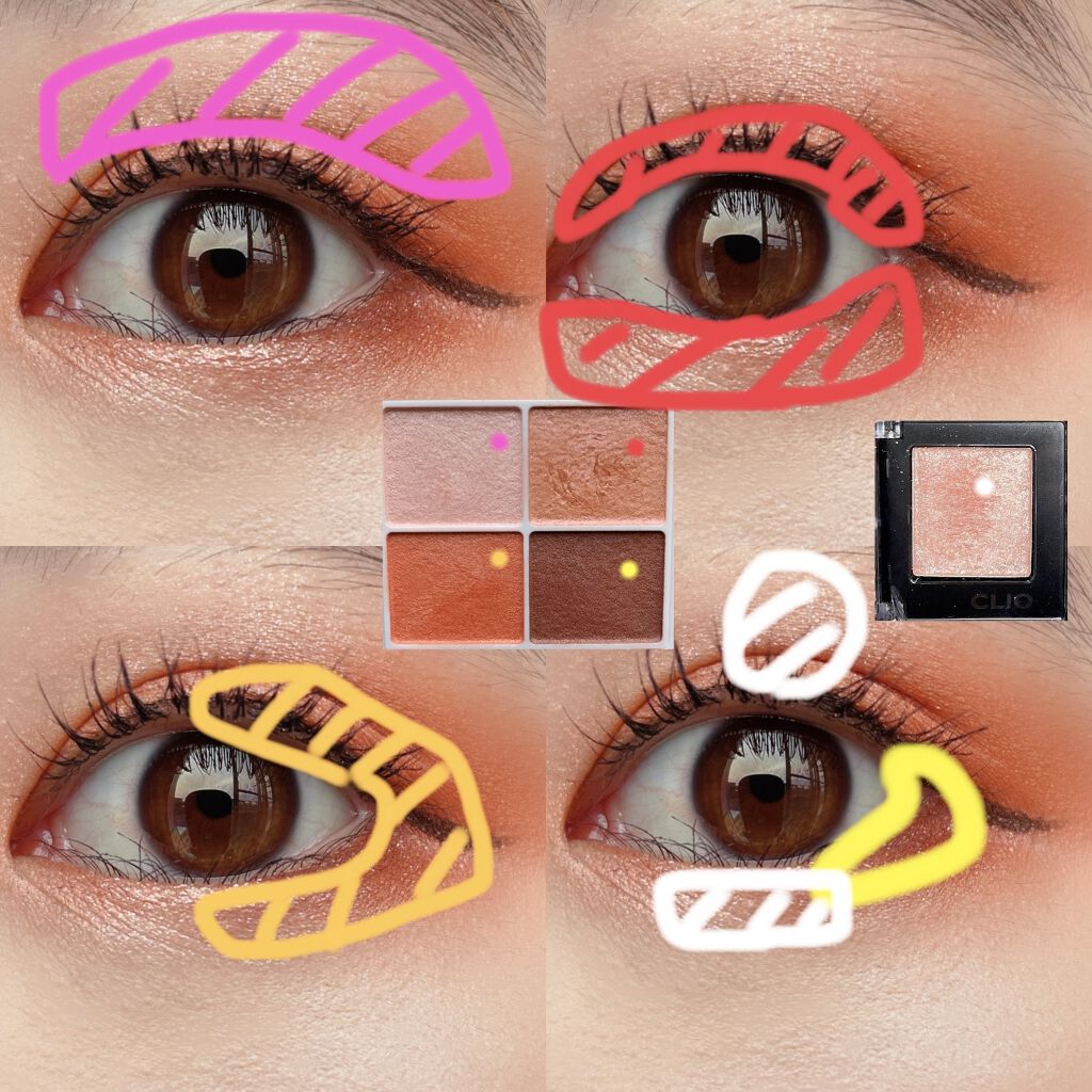 プロ シングル シャドウ/CLIO/単色アイシャドウを使ったクチコミ（3枚目）