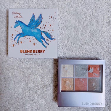 オーラクリエイション 104 ホワイトベリー＆フローズンピンク(ホリデー限定カラー)/BLEND BERRY/アイシャドウパレットを使ったクチコミ（1枚目）