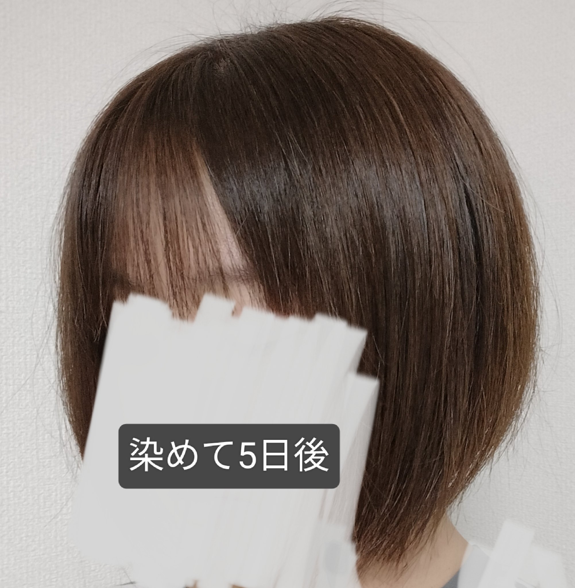 泡カラー 白髪用/ブローネ/ヘアカラーを使ったクチコミ（2枚目）