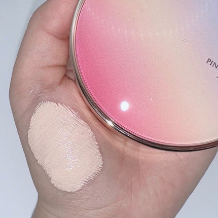 ピンクティーツリーカバークッション 17号 ポーセリンベージュ/APLIN/クッションファンデーションの画像