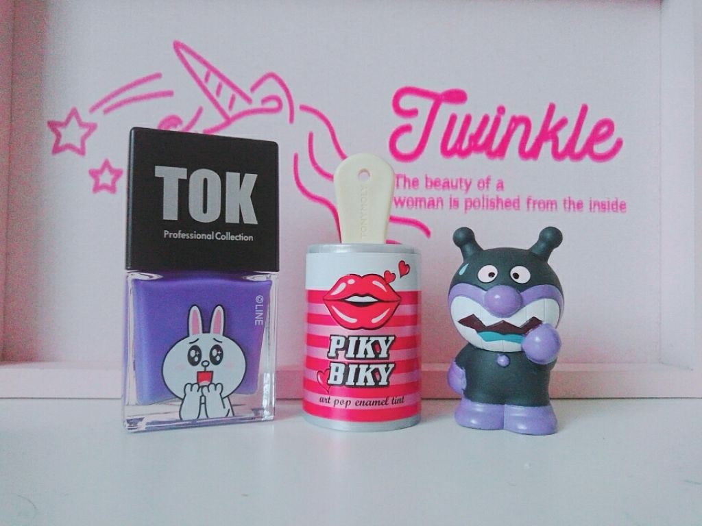 ピキビキ アートポップ エナメル ティント/TONYMOLY/リップティントを使ったクチコミ（1枚目）