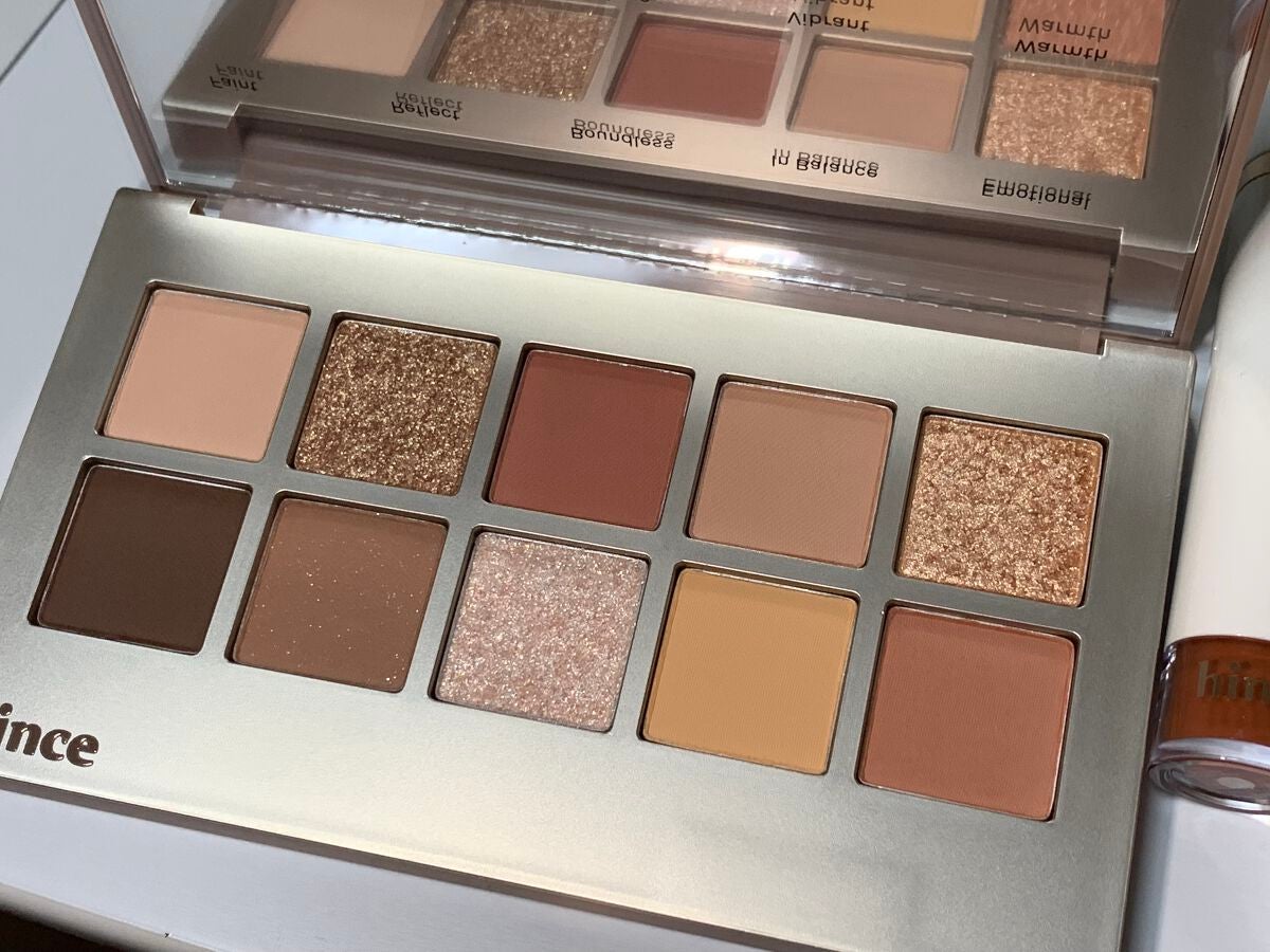 ニューデップスアイシャドウパレット/hince/アイシャドウパレットを使ったクチコミ(3枚目)