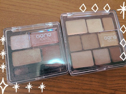 GENE TOKYO ムードアイシャドウパレット/DAISO/アイシャドウパレットを使ったクチコミ(2枚目)