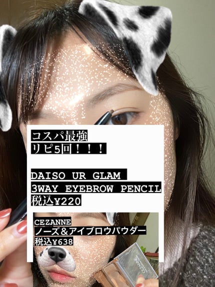 カラーリングアイブロウ/ヘビーローテーション/眉マスカラを使ったクチコミ(2枚目)