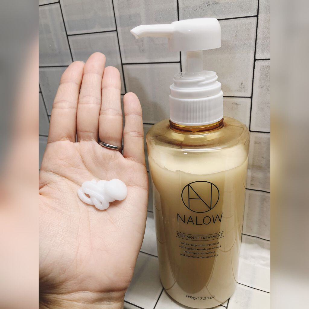 ディープモイスト シャンプー／トリートメント シャンプー490ml/NALOW/市販シャンプーを使ったクチコミ（3枚目）