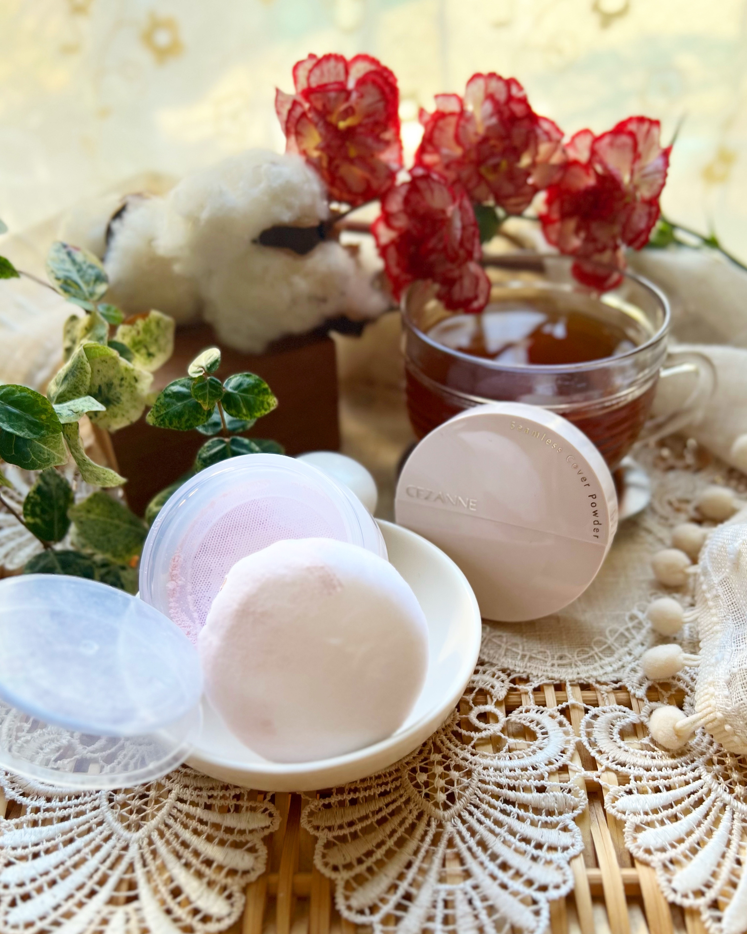 シームレスカバーパウダー/CEZANNE/フェイスパウダーを使ったクチコミ（3枚目）