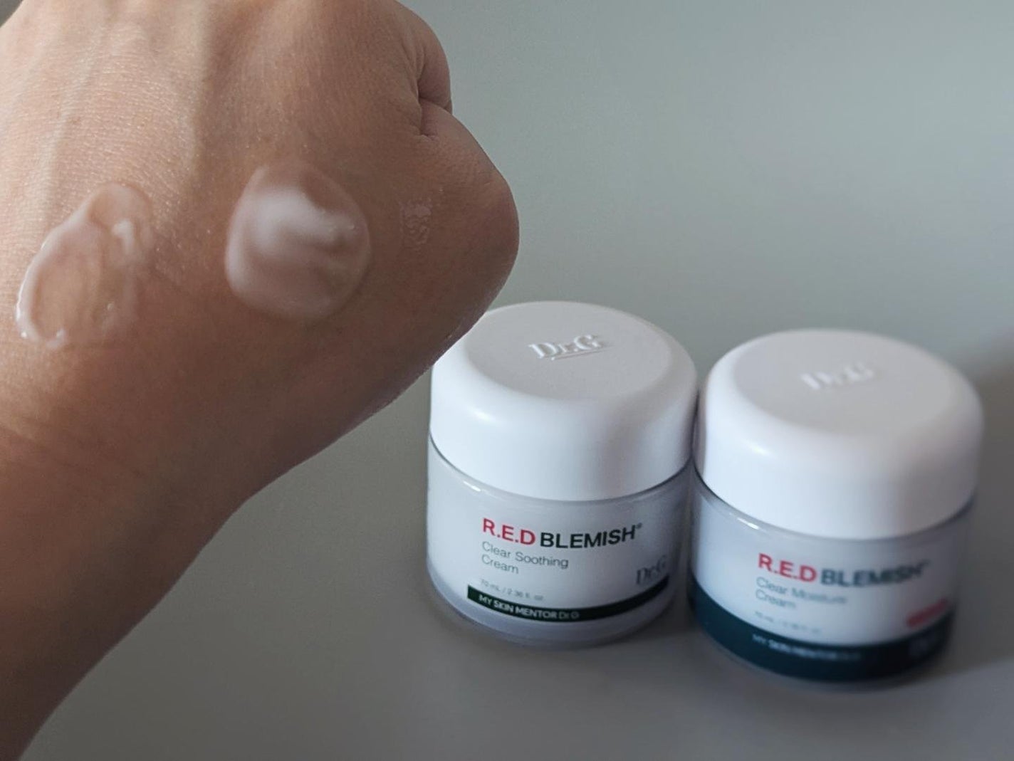 レッドブレミッシュ クリアモイスチャークリーム/Dr.G/フェイスクリームを使ったクチコミ(3枚目)