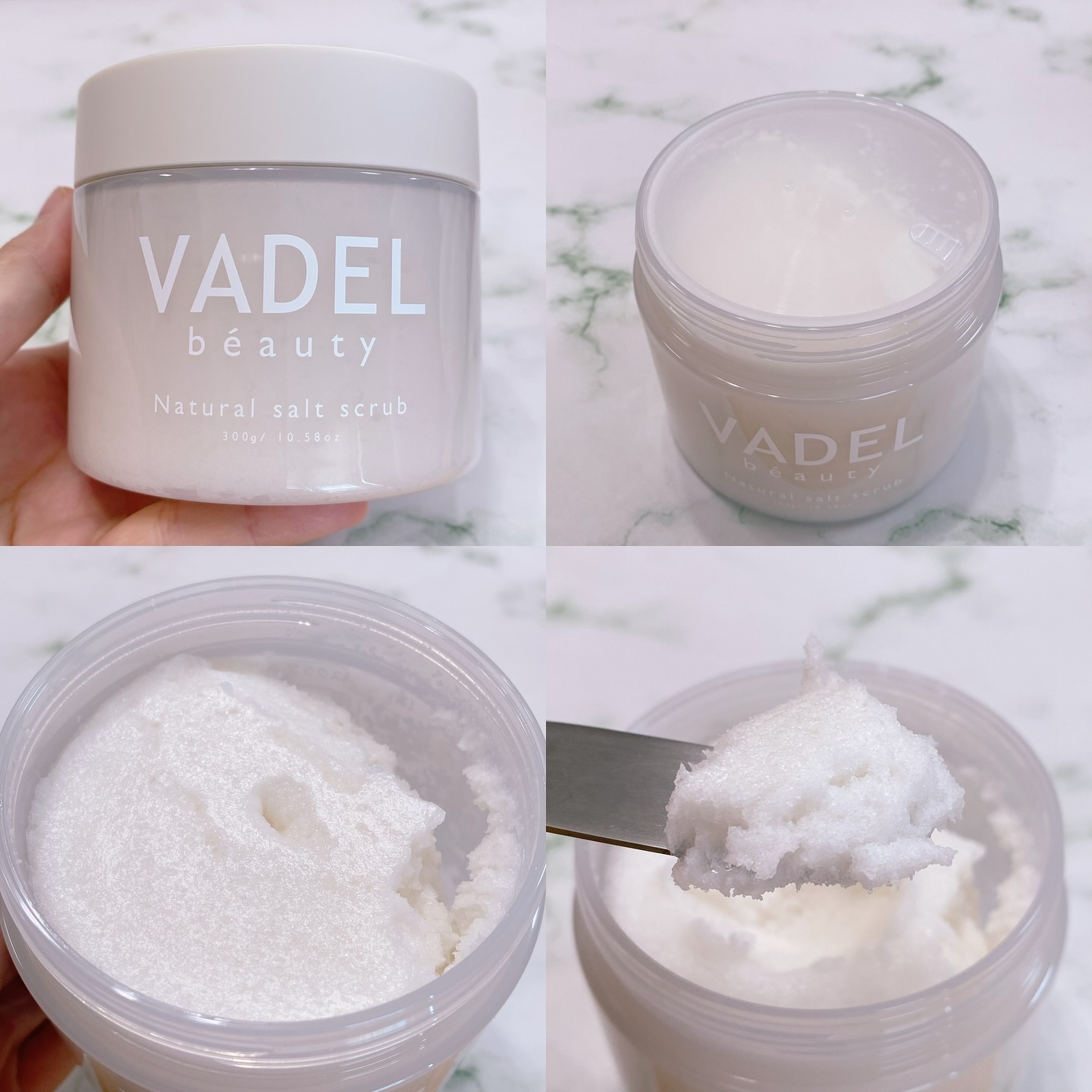 Natural salt scrub/VADEL beauty/ボディスクラブを使ったクチコミ（2枚目）