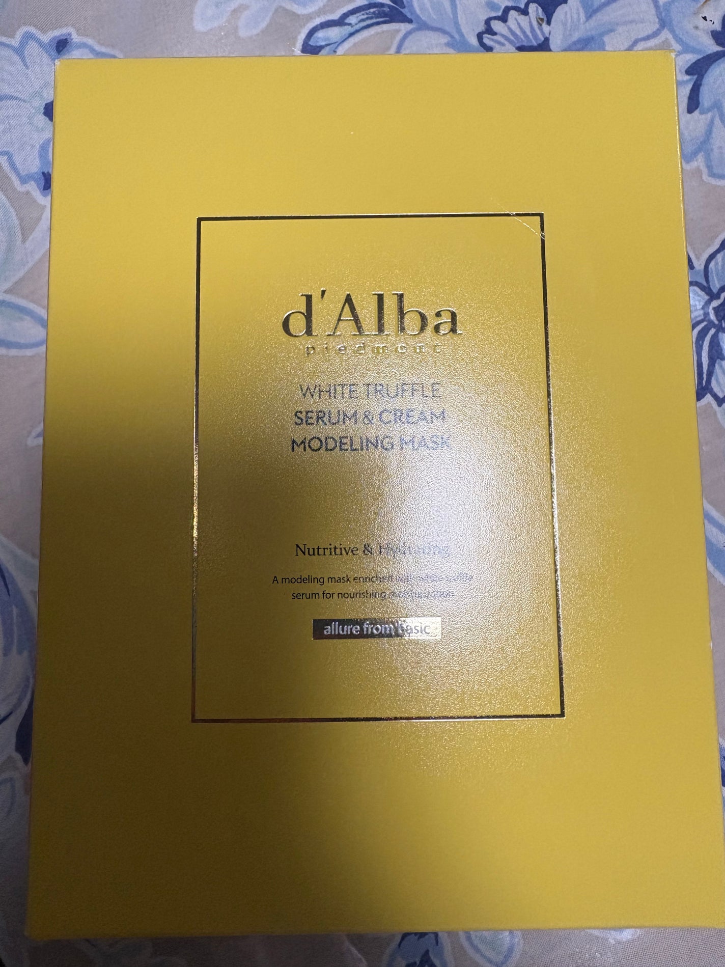 ホワイトトリュフセラムアンドクリームモデリングマスク/ダルバ/洗い流すパック・マスクを使ったクチコミ(2枚目)