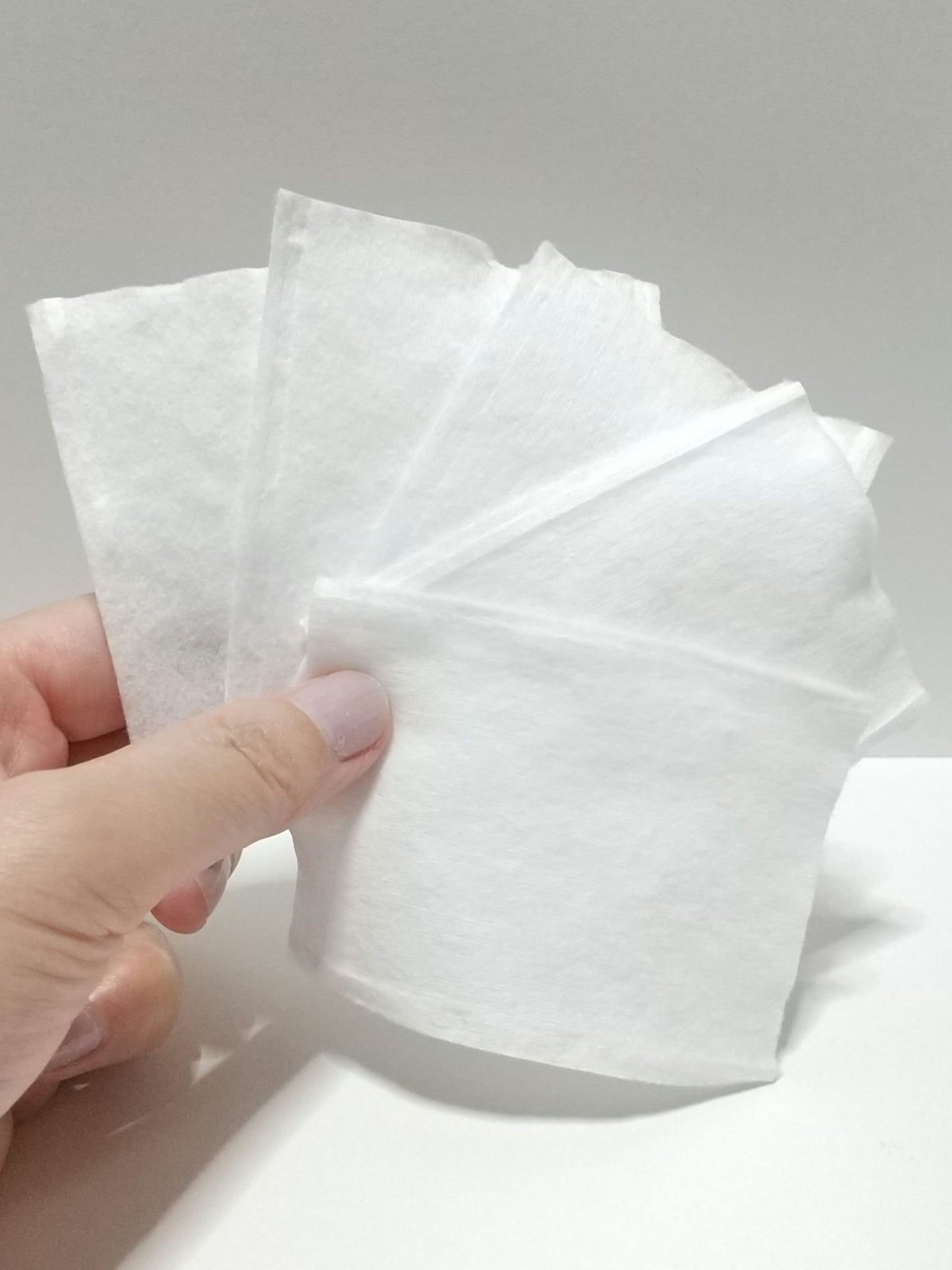 めくるコットン大きめサイズ/コットン・ラボ/コットンを使ったクチコミ(4枚目)