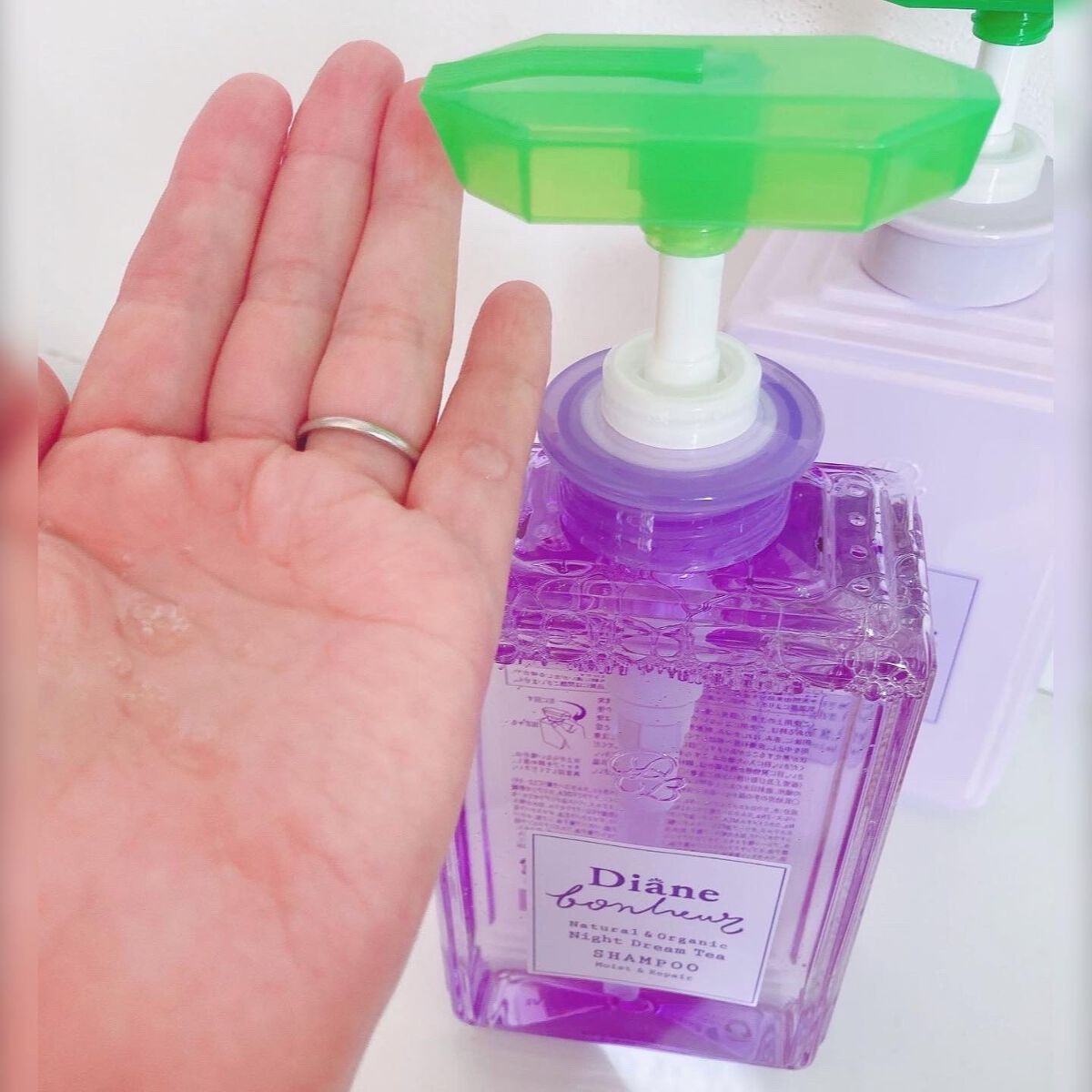 ダイアンボヌール モイスト＆リペア シャンプー/トリートメント ナイトドリームティーの香り/ダイアン/市販シャンプーを使ったクチコミ（3枚目）