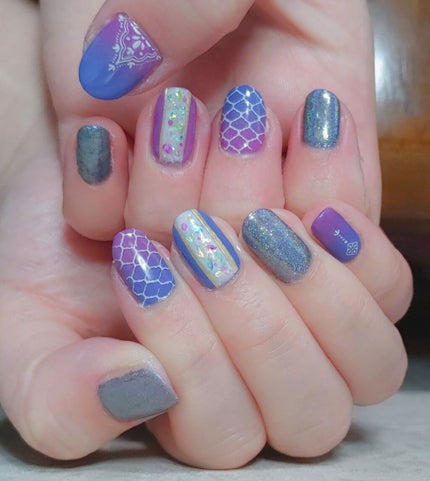 ジェルネイル(ライト対応)/セリア/ジェルネイルを使ったクチコミ(1枚目)