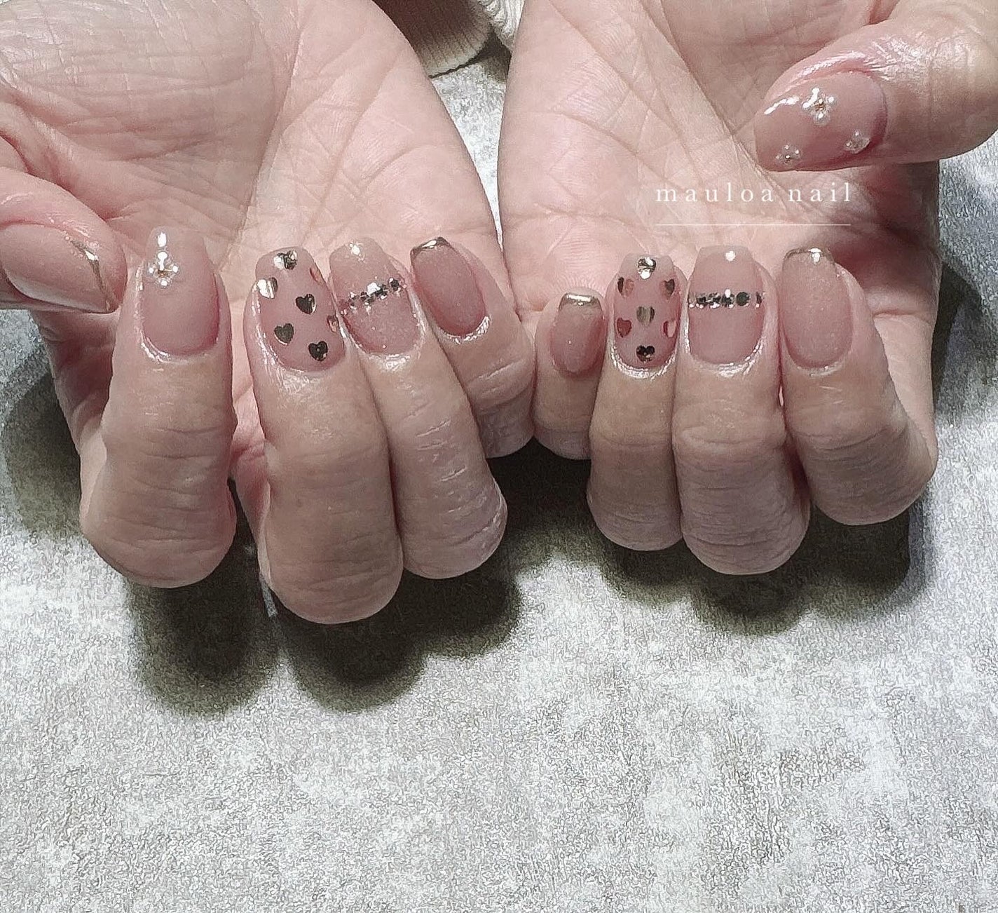 mauloa_nail on LIPS 「・持ち込みデザイン🩷いつもありがとうございます🥰・・・・・・#..」(1枚目)