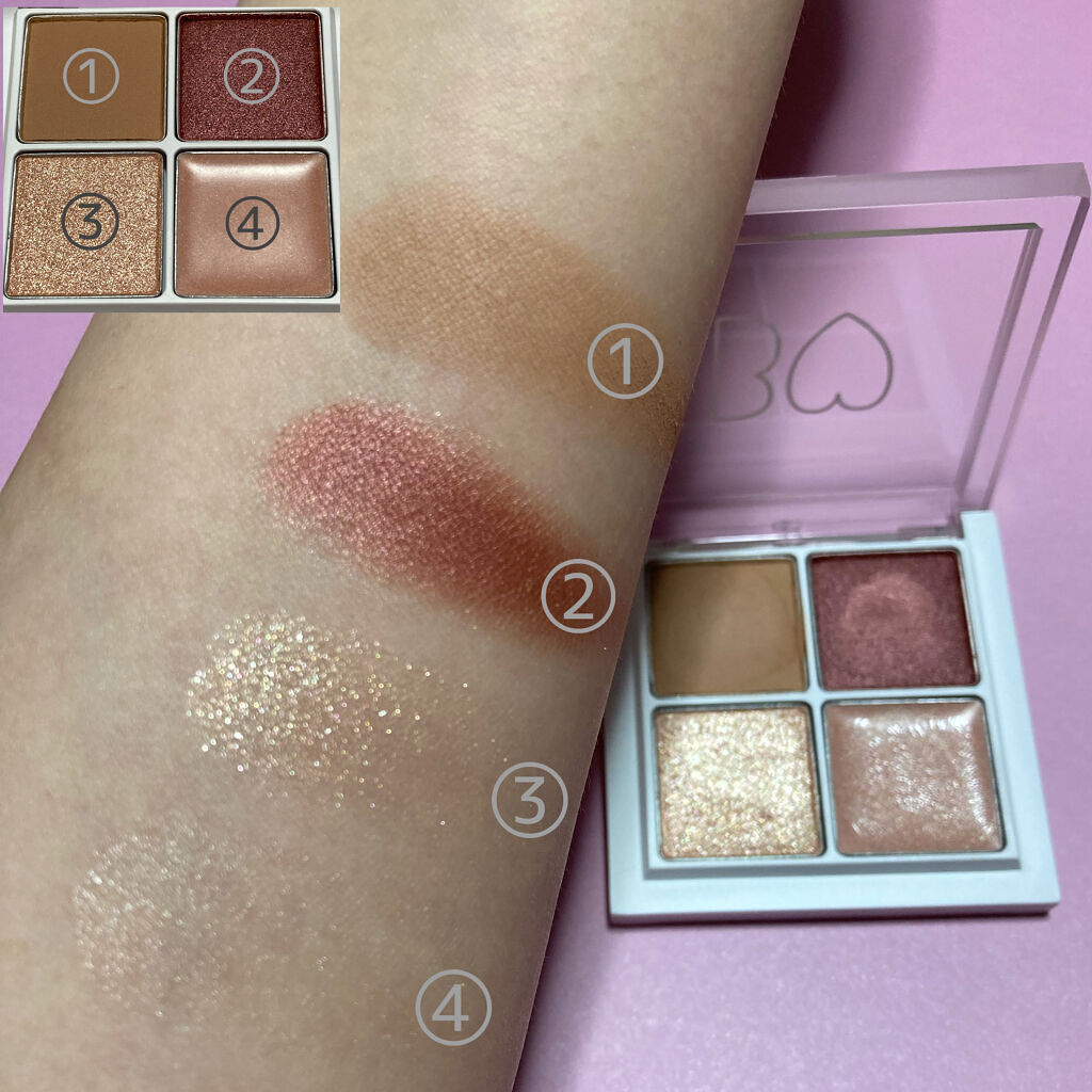 THE アイパレR/b idol/アイシャドウパレットを使ったクチコミ（3枚目）