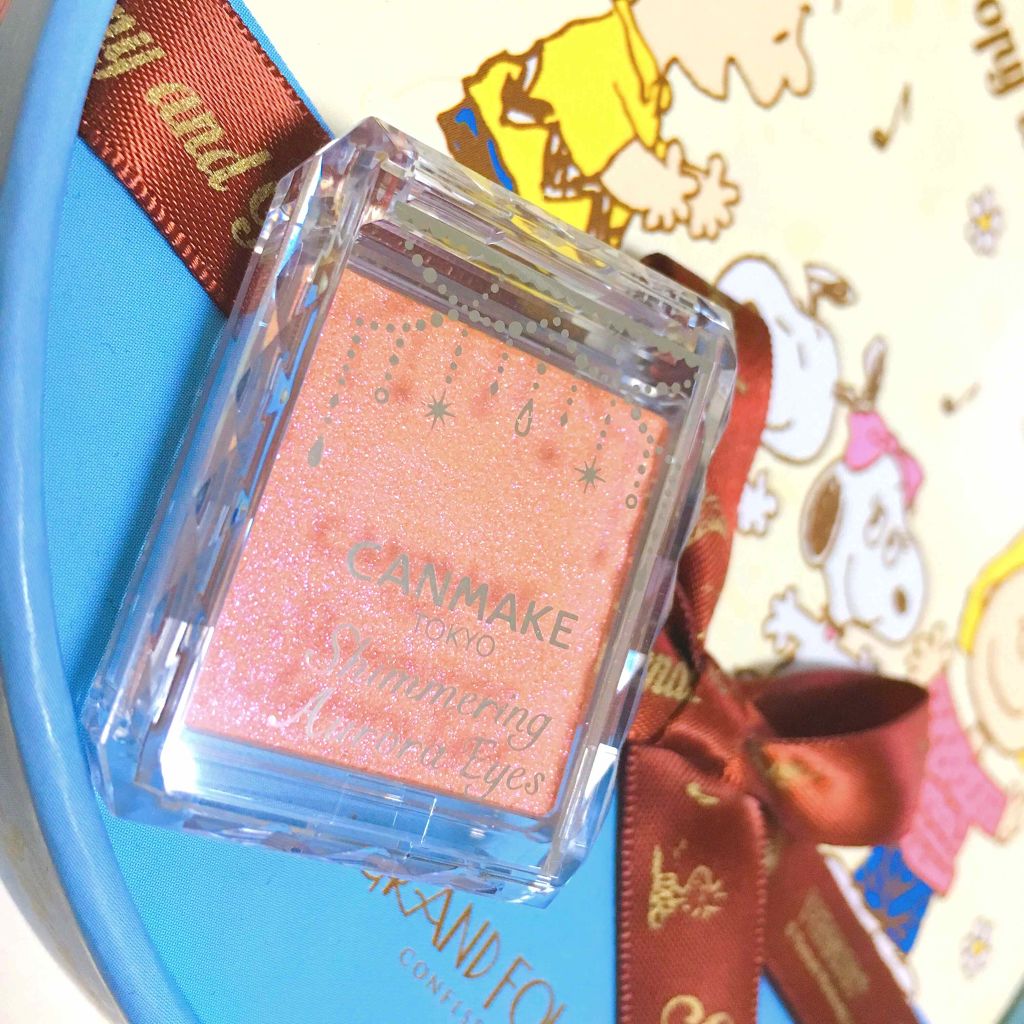 シマリングオーロラアイズ/キャンメイク/単色アイシャドウを使ったクチコミ（1枚目）