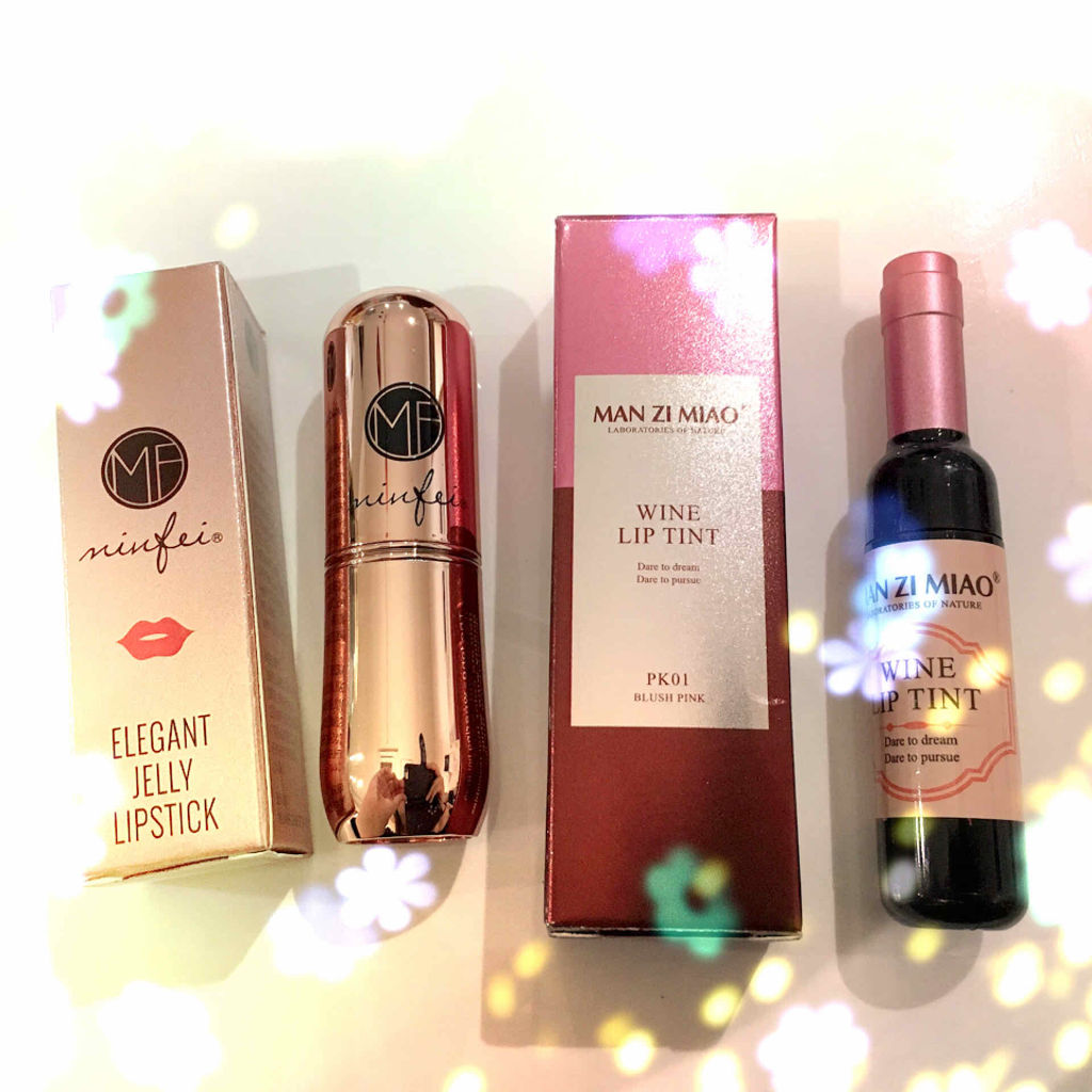 ワインリップティント/MAN ZI MIAO/リップティントを使ったクチコミ（1枚目）