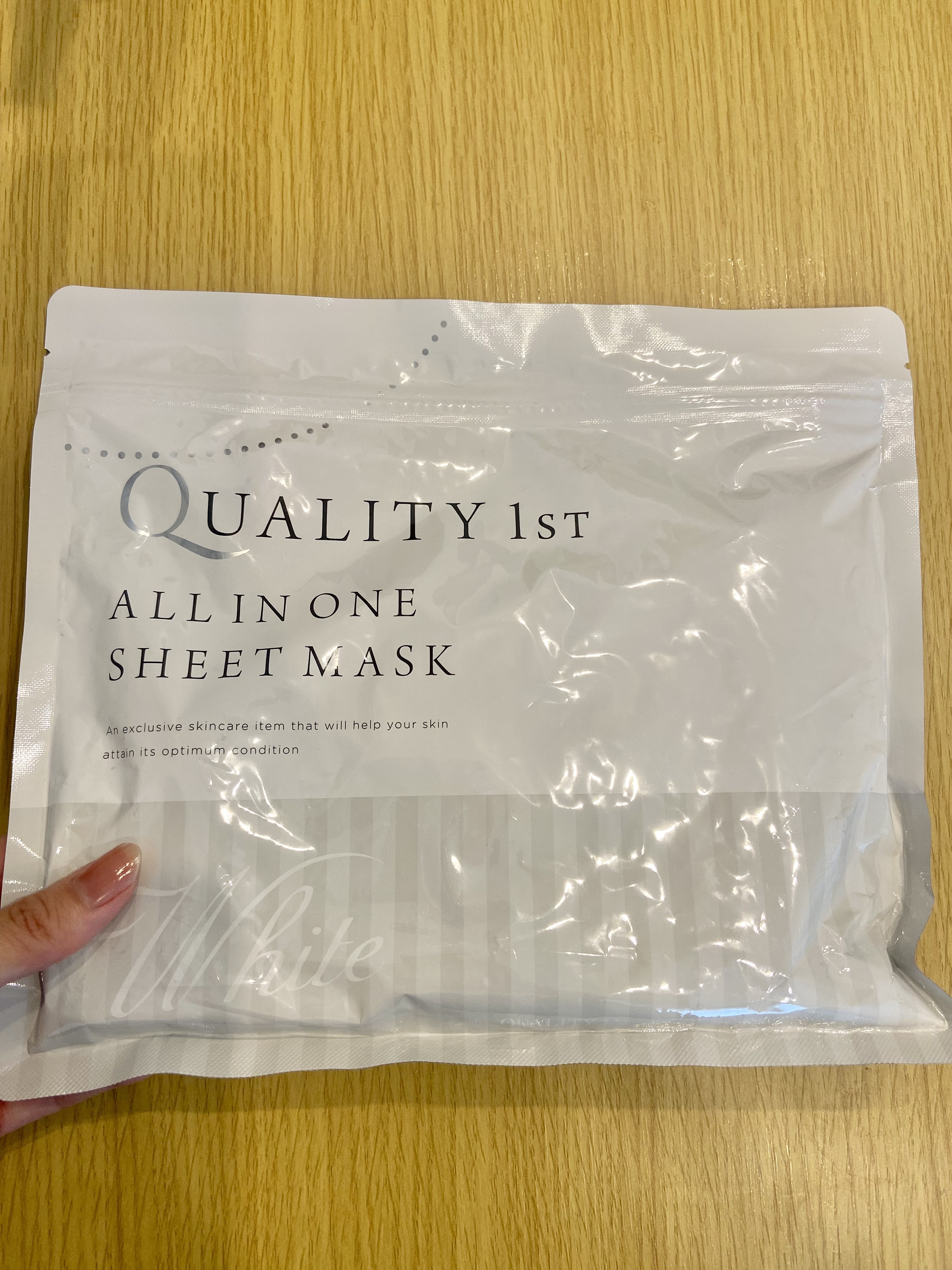 オールインワンシートマスク ホワイトEX 30枚/クオリティファースト/シートマスク・パックを使ったクチコミ（1枚目）