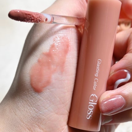 グラスティングカラーグロス/rom&nd/リップグロスを使ったクチコミ(2枚目)