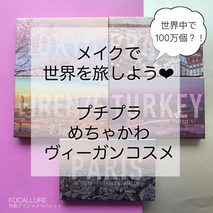 GO TRAVEL 15色アイシャドウパレット/FOCALLURE/アイシャドウパレットを使ったクチコミ(1枚目)