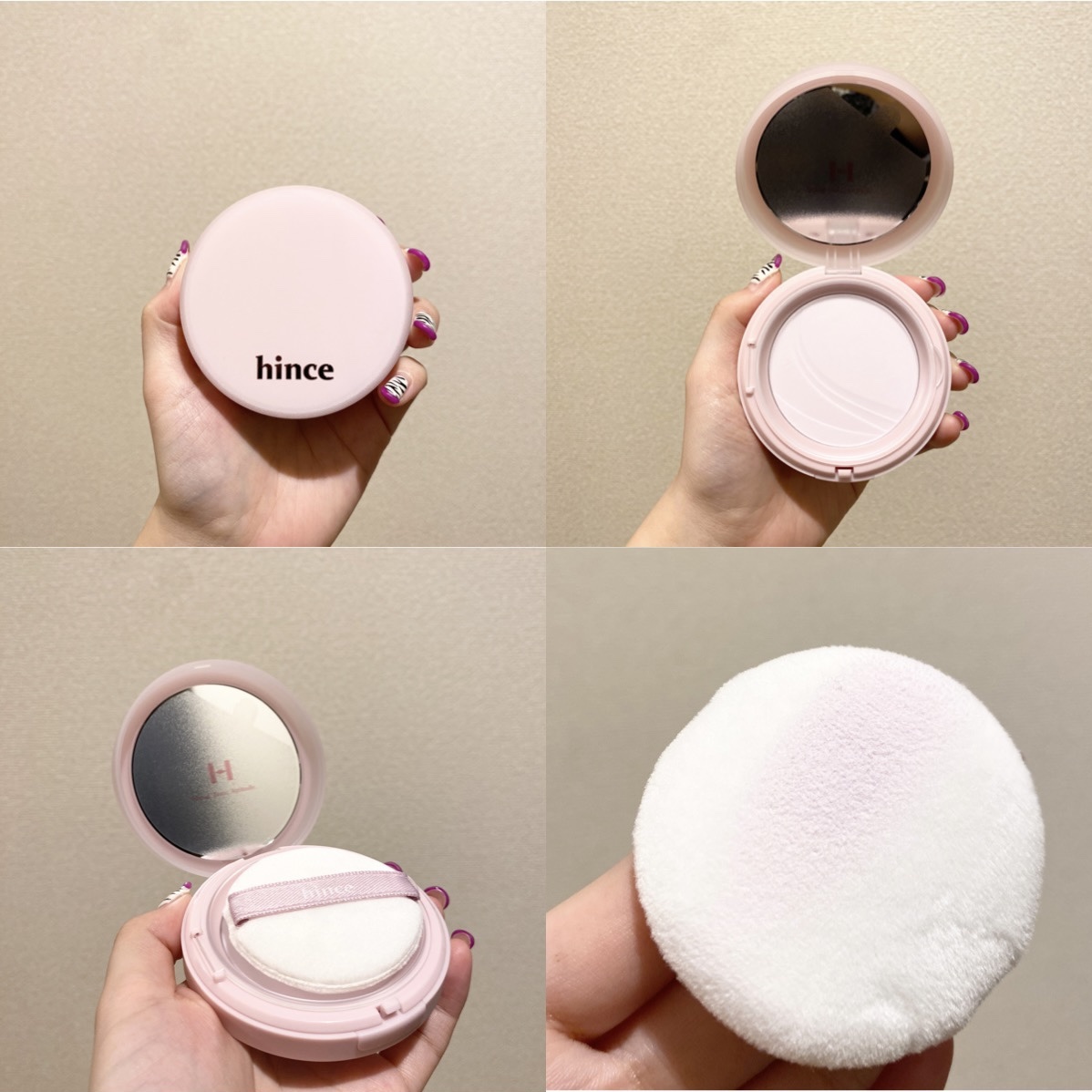 セカンドスキンエアリーパウダー/hince/プレストパウダーを使ったクチコミ（3枚目）