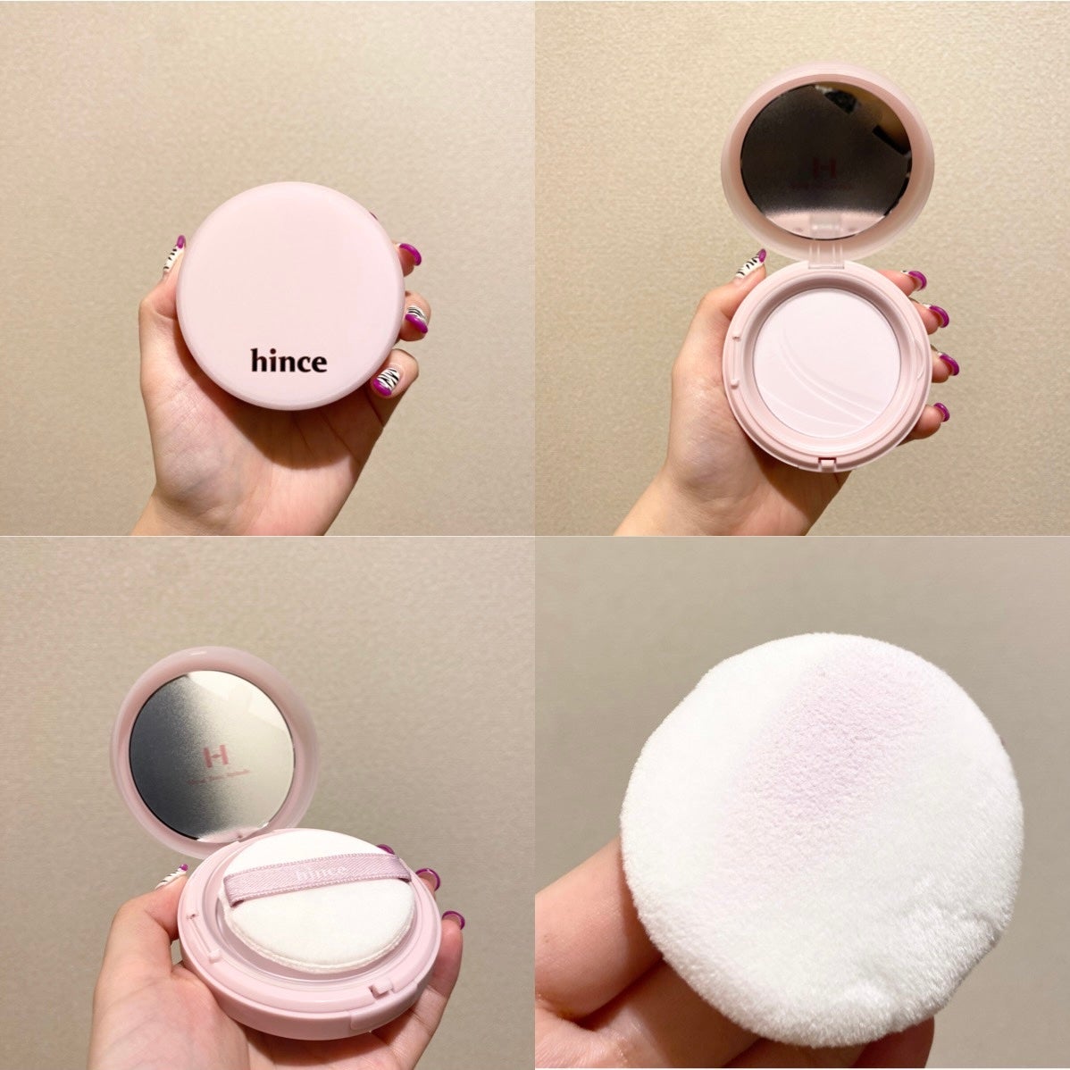 セカンドスキンエアリーパウダー/hince/プレストパウダーを使ったクチコミ(3枚目)