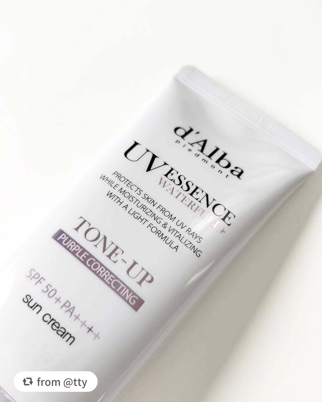 ダルバ ウォータフル トーンアップ サンクリーム(パープル)/ダルバ/日焼け止めクリームを使ったクチコミ(5枚目)