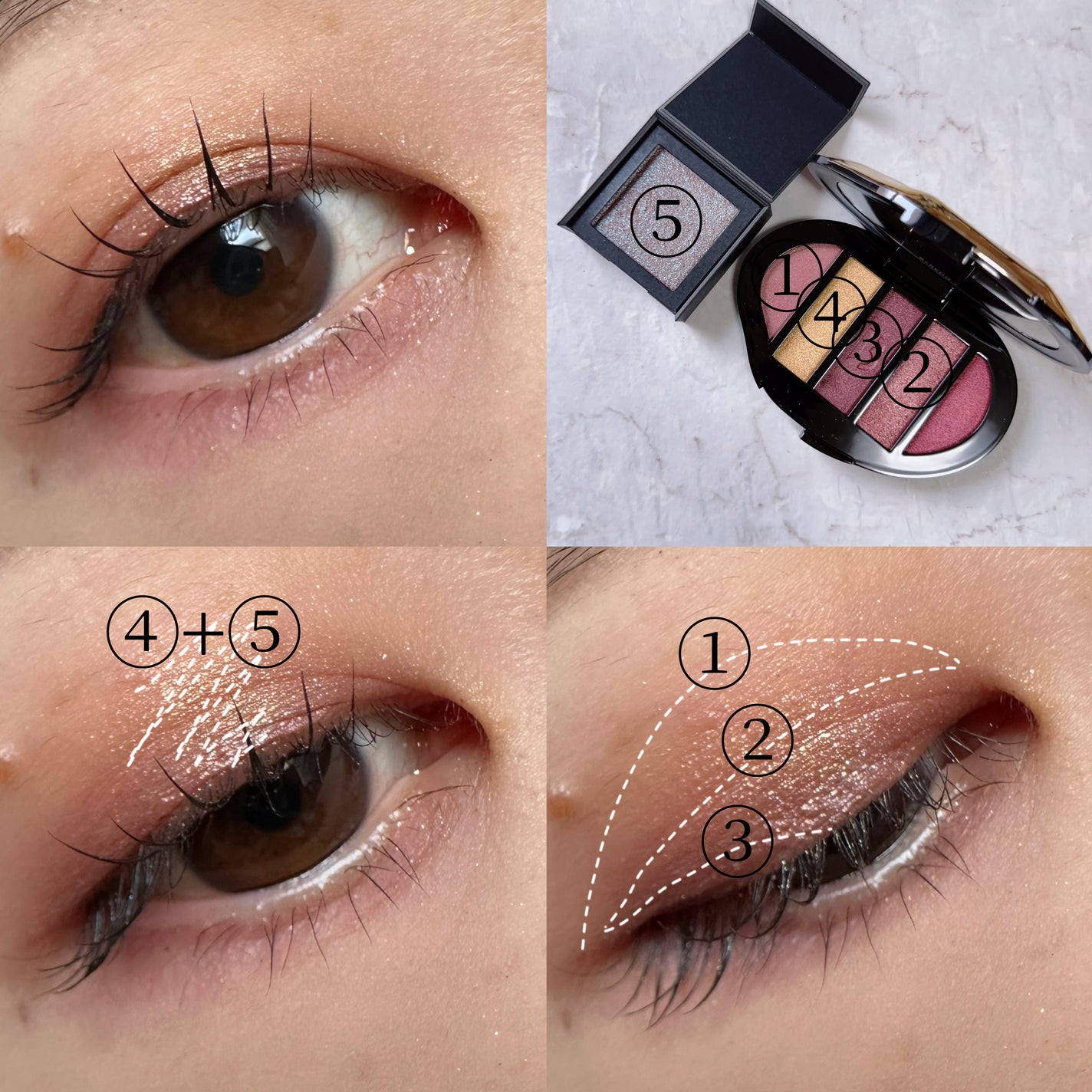 Eyeshadow 5 Colour Compacts/BYREDO/アイシャドウパレットを使ったクチコミ(5枚目)