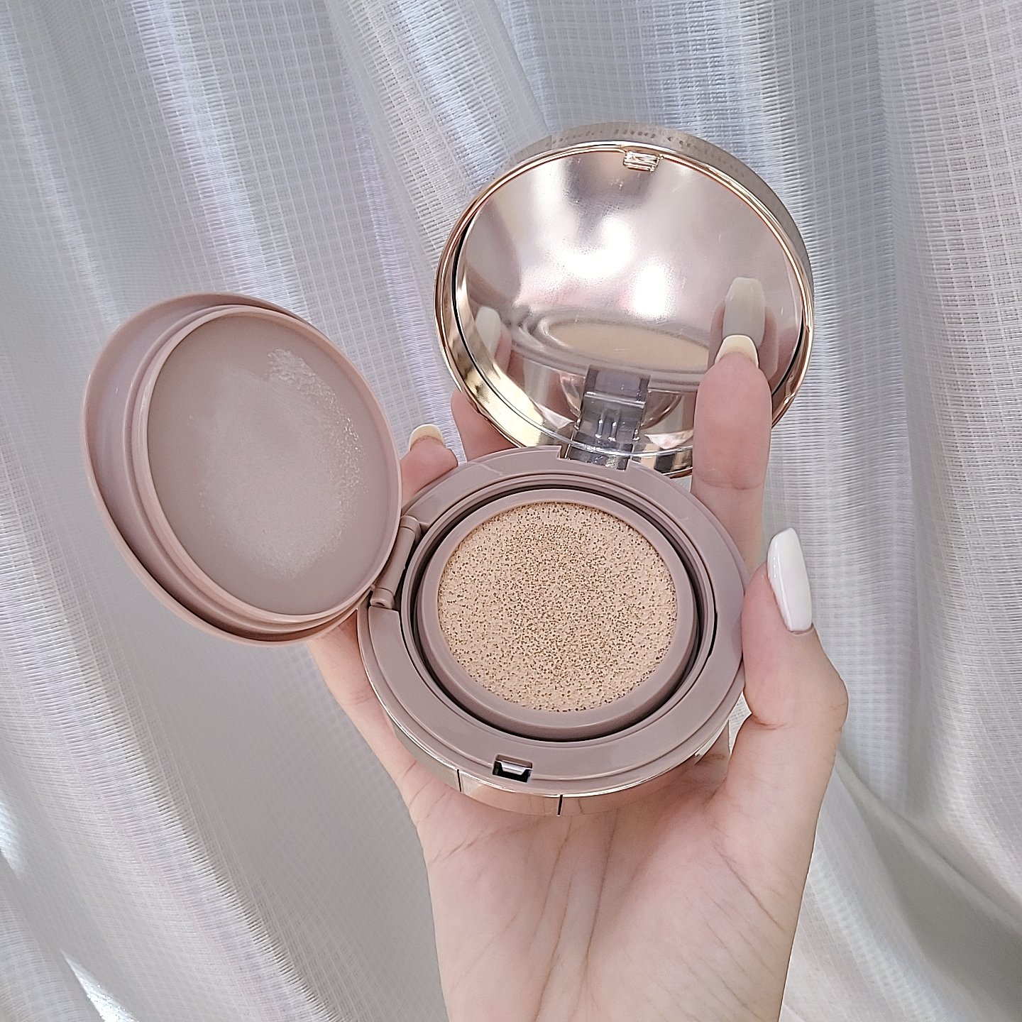 ハグクッション/mude./クッションファンデーションを使ったクチコミ（2枚目）