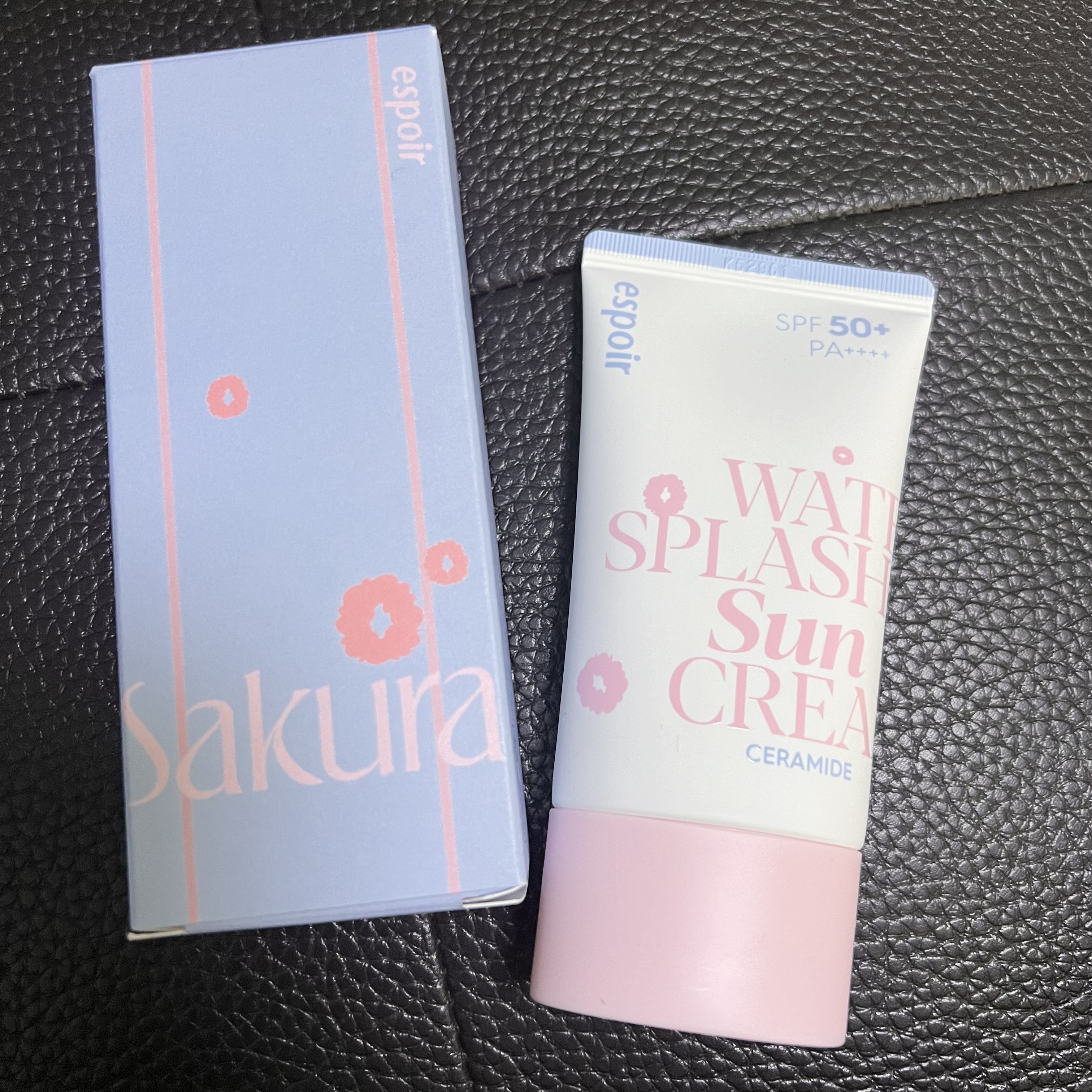 ウォータースプラッシュサンクリーム セラミド/espoir/日焼け止めクリームを使ったクチコミ（2枚目）