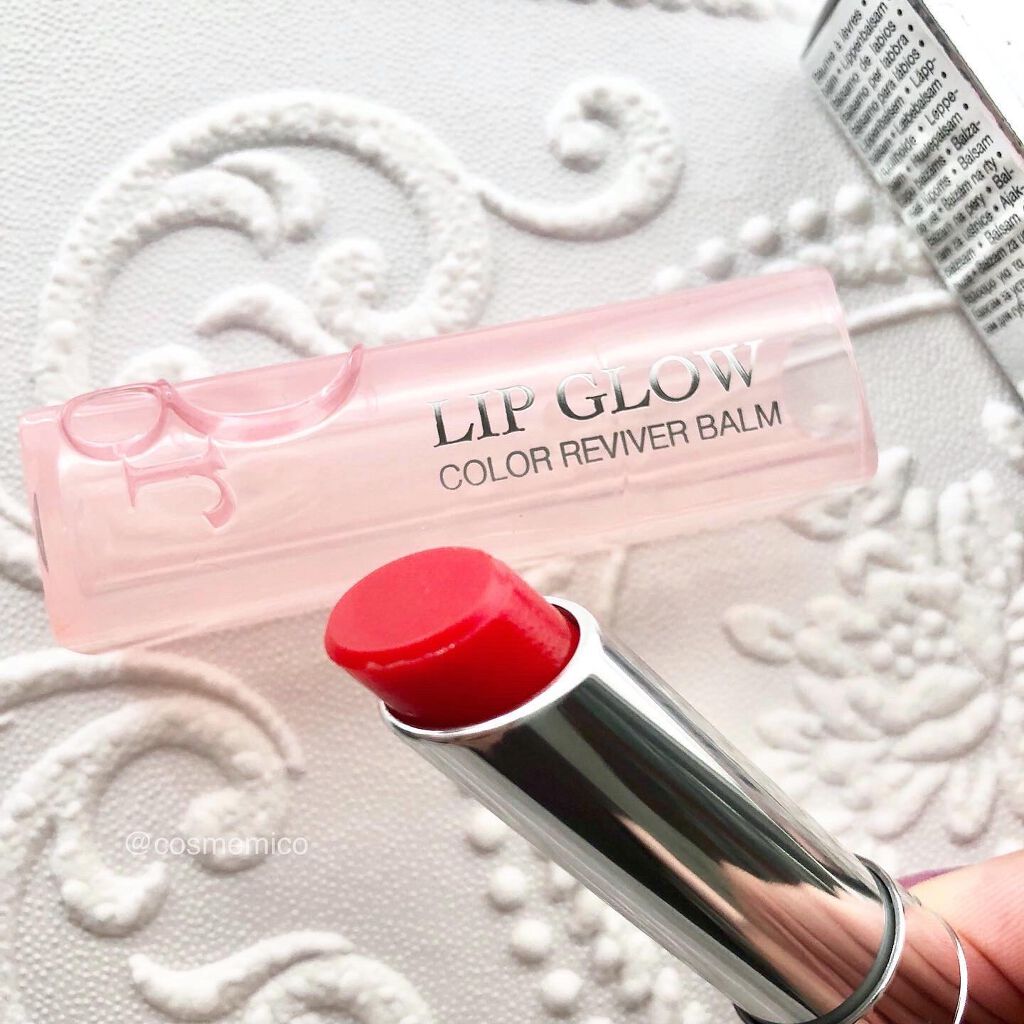 ディオール アディクト リップ グロウ 025 ソウル スカーレット（生産終了）/Dior/リップバームを使ったクチコミ（1枚目）