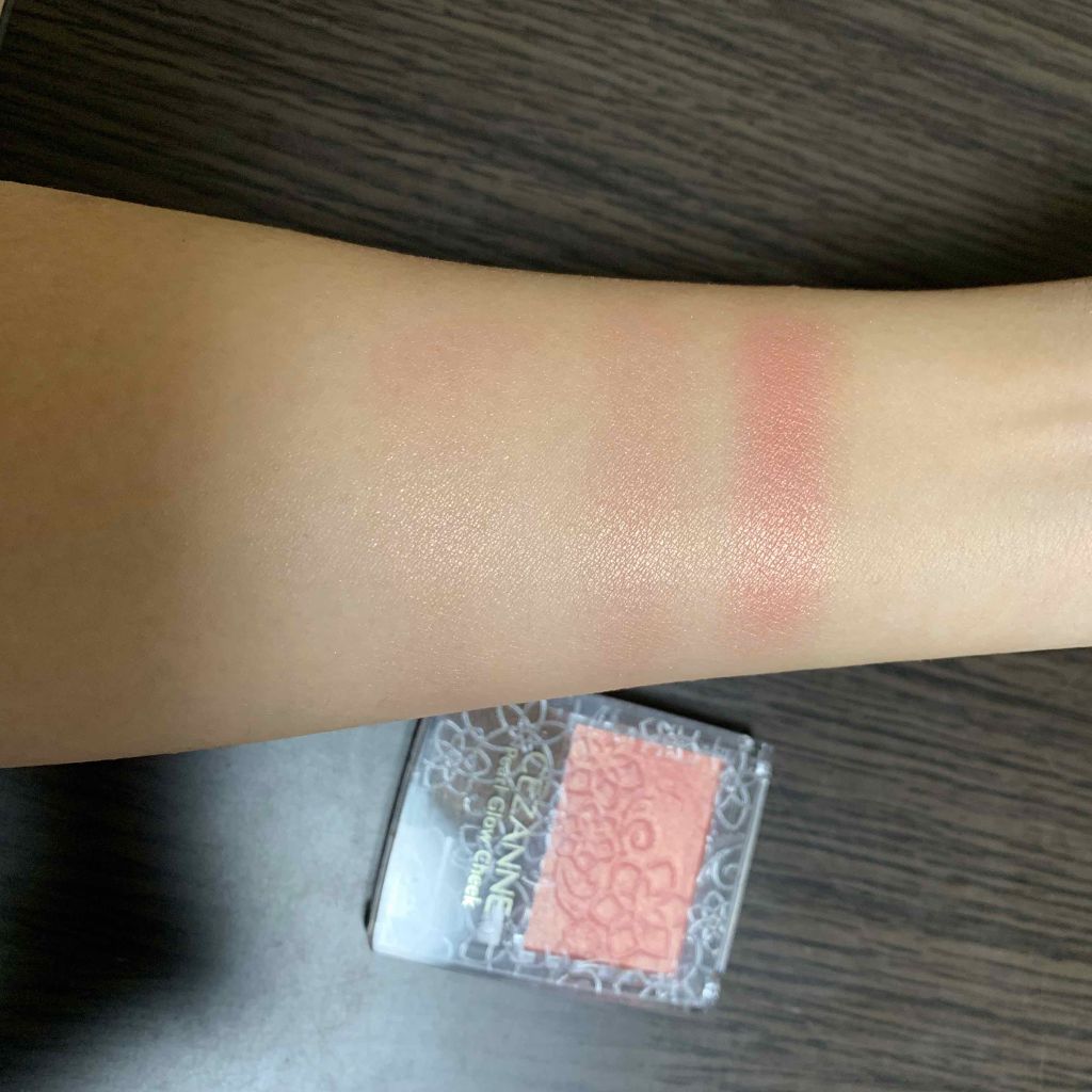 パールグロウチーク/CEZANNE/パウダーチークを使ったクチコミ(2枚目)