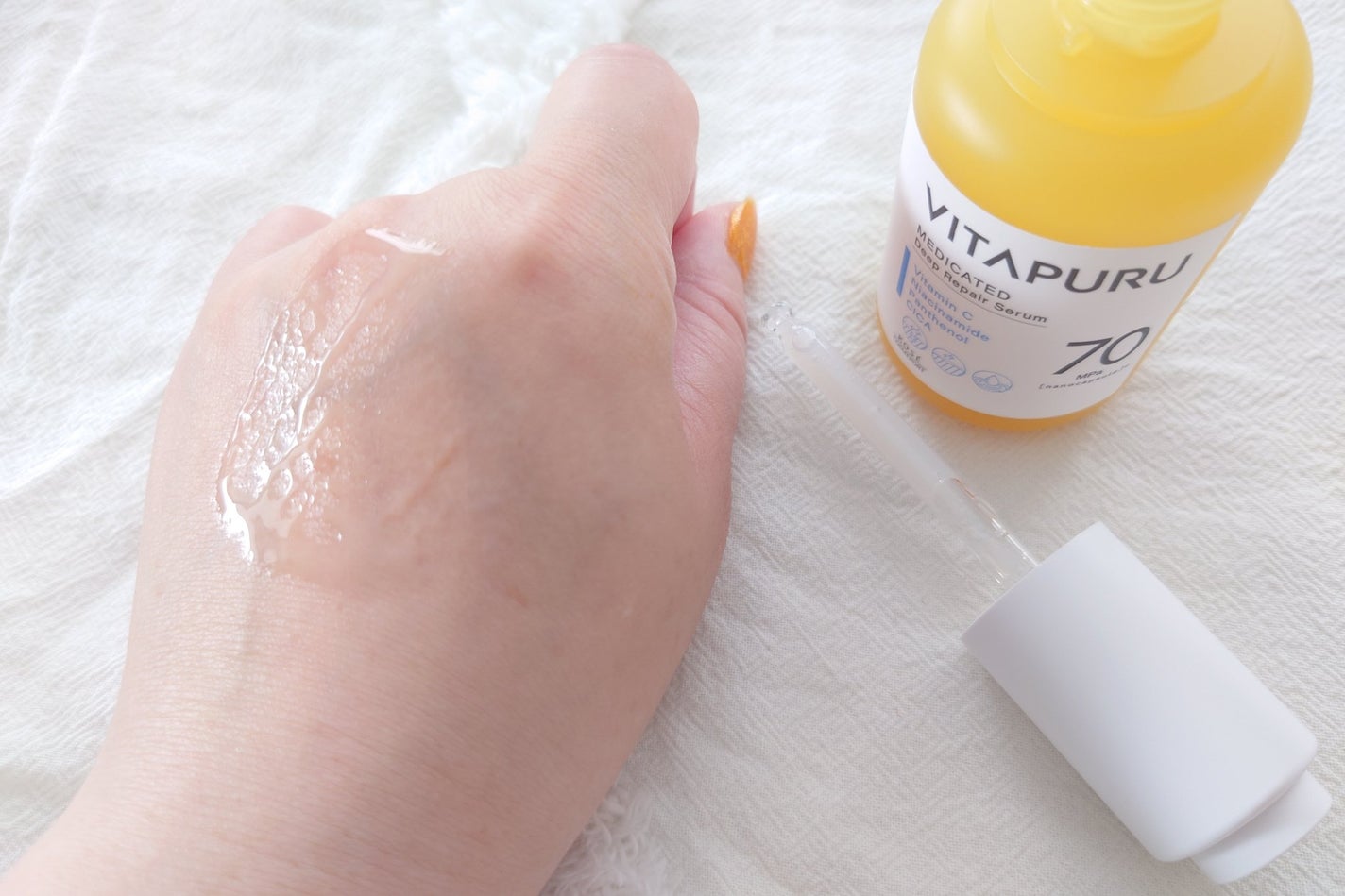 ビタプル リペア エッセンスローション/VITAPURU/化粧水を使ったクチコミ(3枚目)